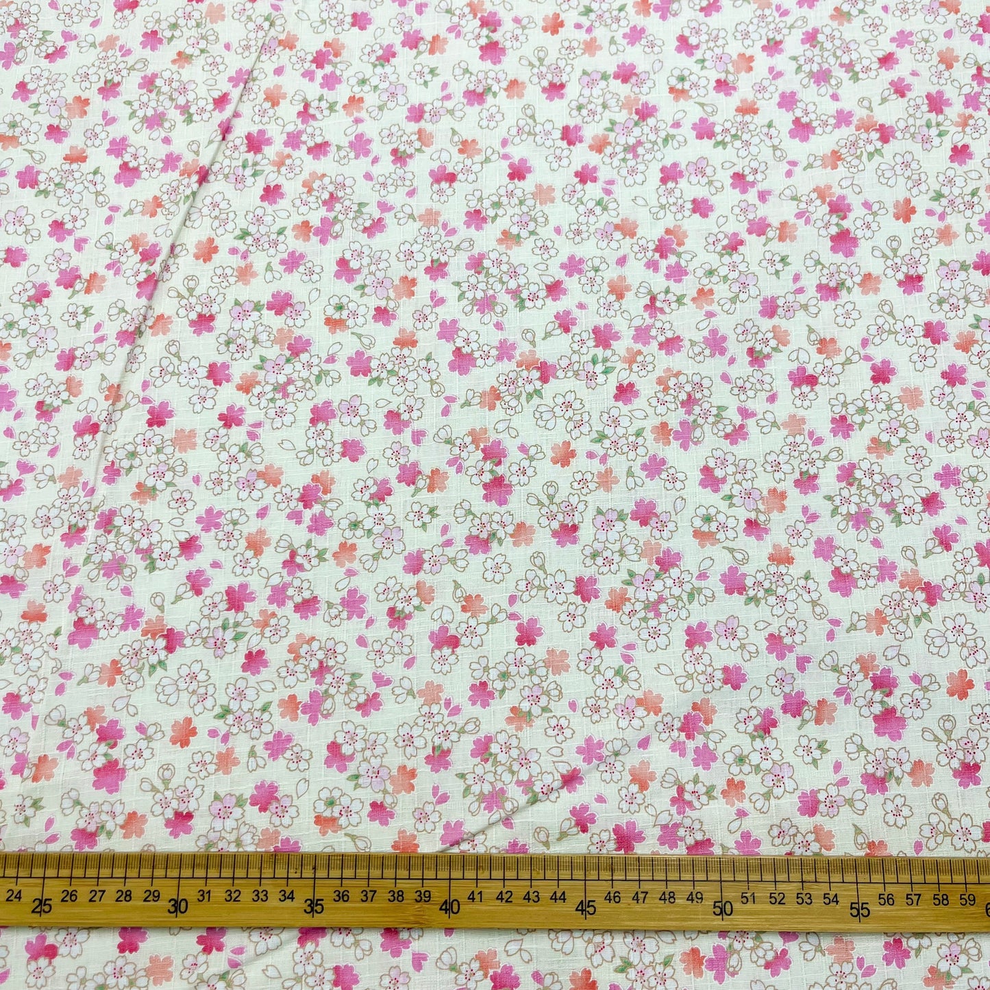 Japan | sakura 櫻花 | cotton shantung 竹節棉