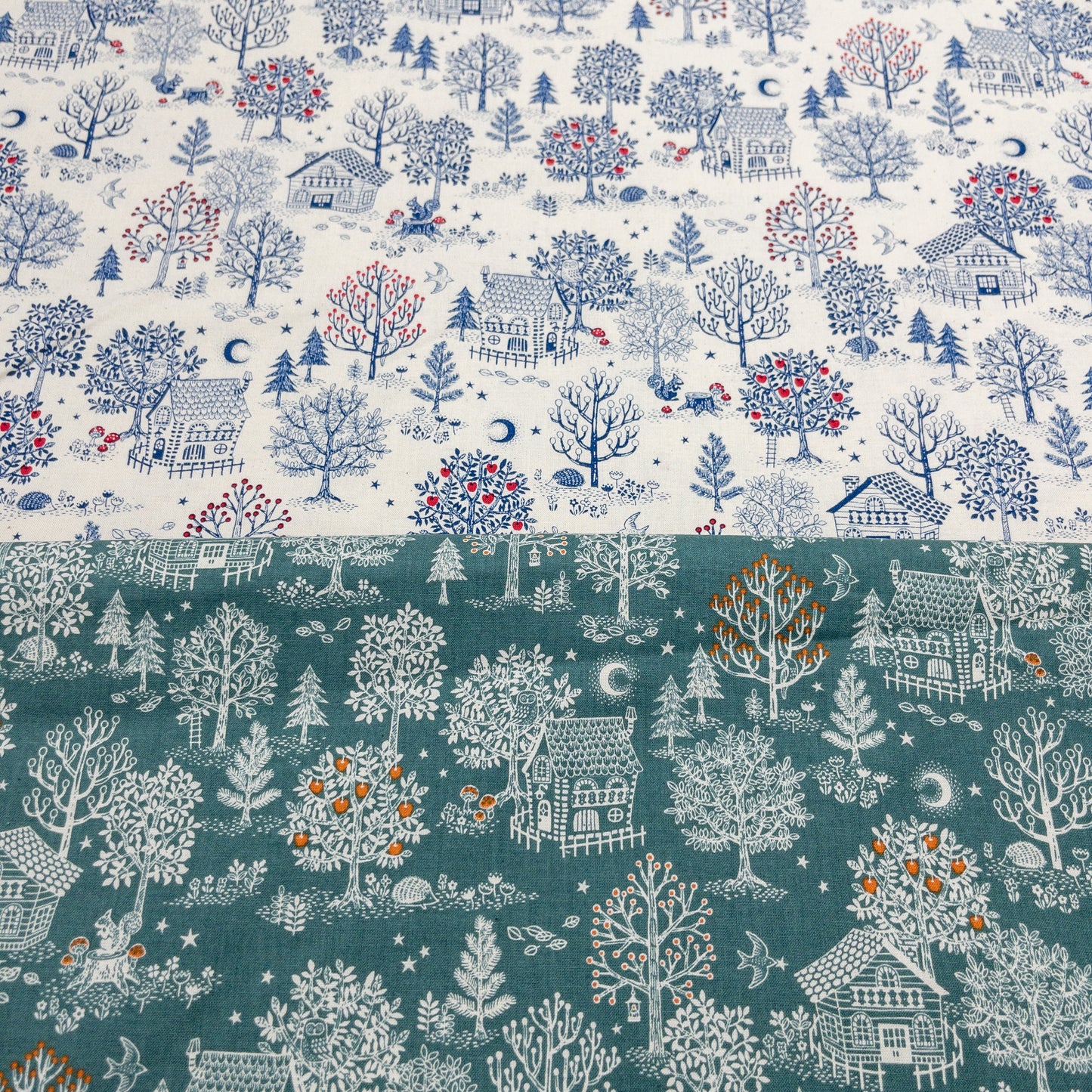 Japan | forest 森林 | cotton printed sheeting 純棉