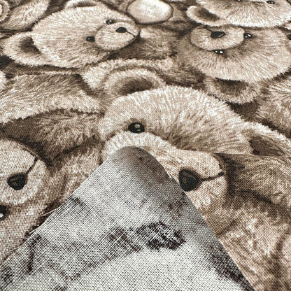 Japan | teddy bear 密集啤啤熊 | cotton linen 棉麻