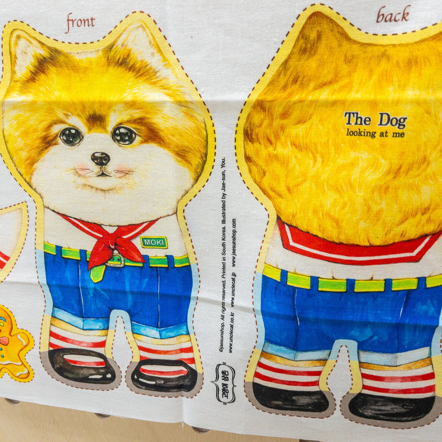 Unclecat 貓叔叔 | diy fabric for making cat doll "Moki" | cotton linen 棉麻
