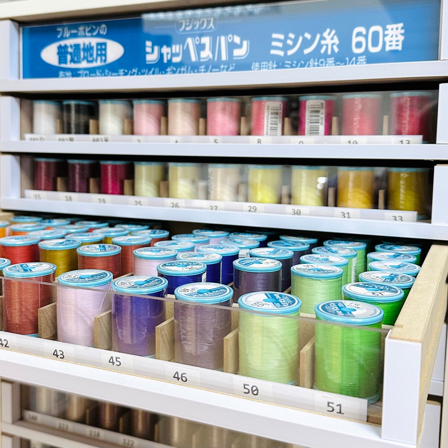 Fujix | #60 sewing thread 縫紉線(一般布使用) 200m - 150 colors (108-254)