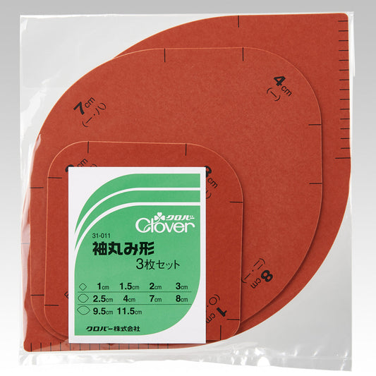 Japan | CLOVER curved ruler 三件裝圓彎尺