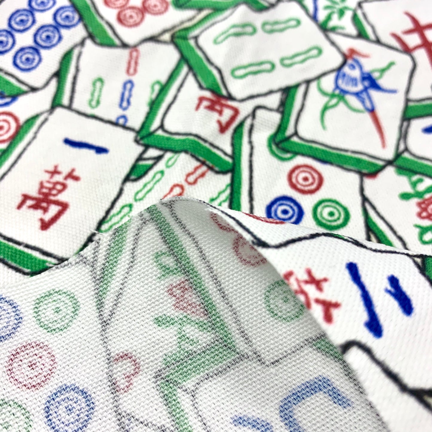 【K‧T FABRIC】密集麻雀mahjong cotton printed oxford 純棉