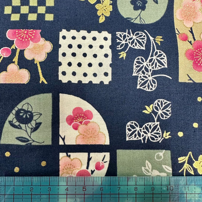 Quilt Gate | japanese pattern & flowers | cotton