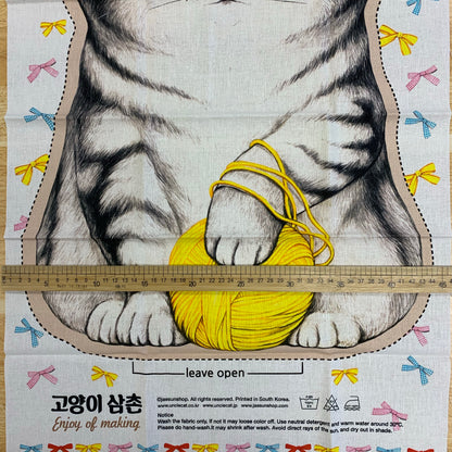 Unclecat 貓叔叔 | 毛線貓貓 cat panel 定位布