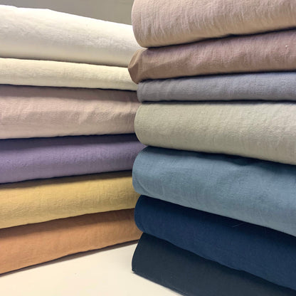 Japan | 淨色薄棉麻 solid lightweight cotton linen - 13colors