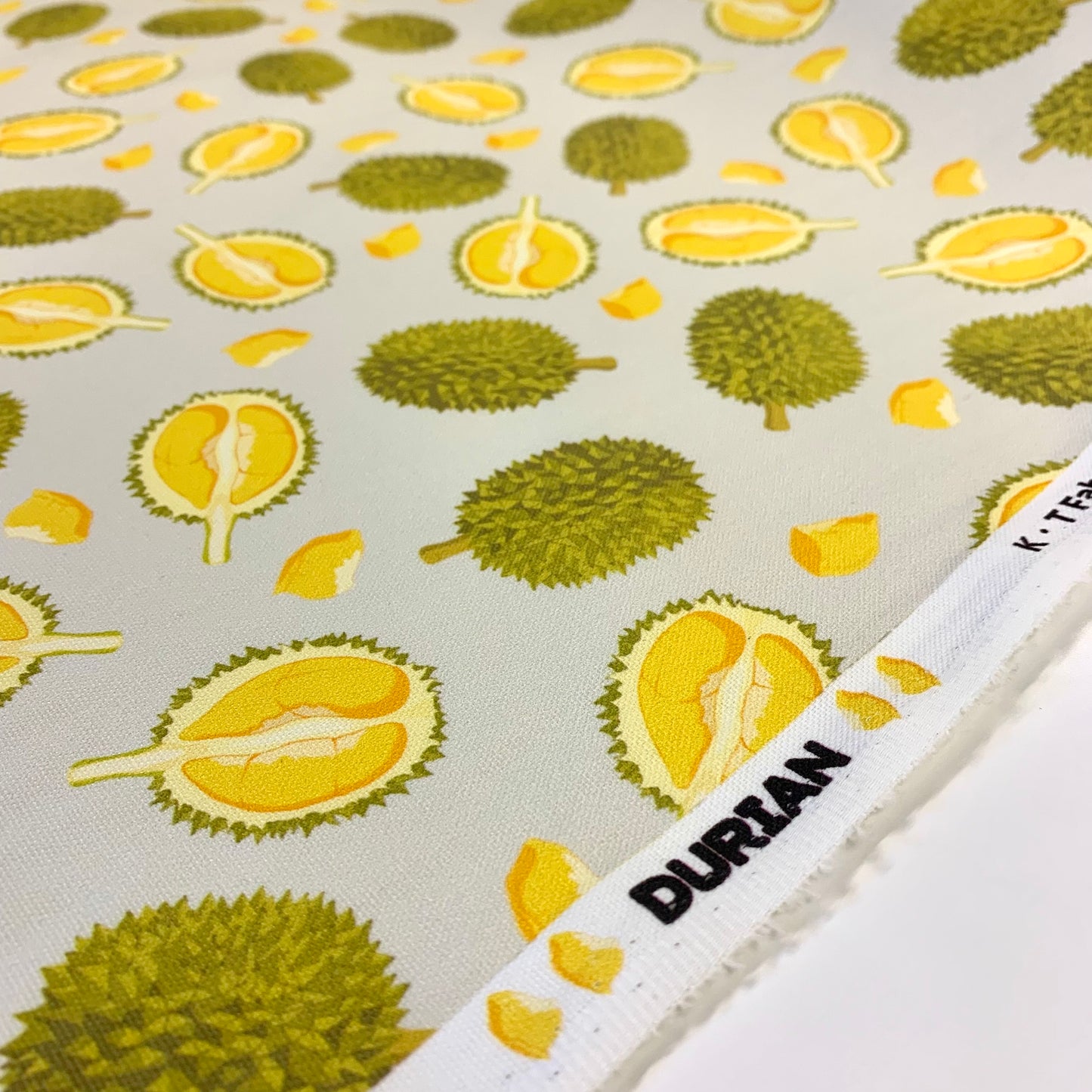 【K‧T FABRIC】小榴槤durian cotton printed oxford 純棉
