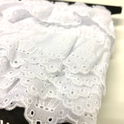 [日本] 皇冠波點刺繡蕾絲花邊 No.5150