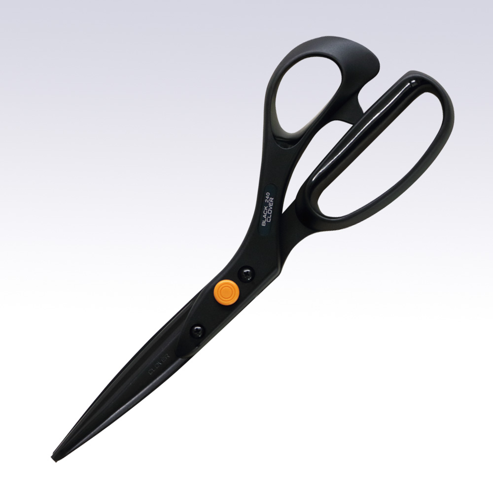 Clover sewing scissors ''black'' 輕身黑刃裁縫剪刀 24cm