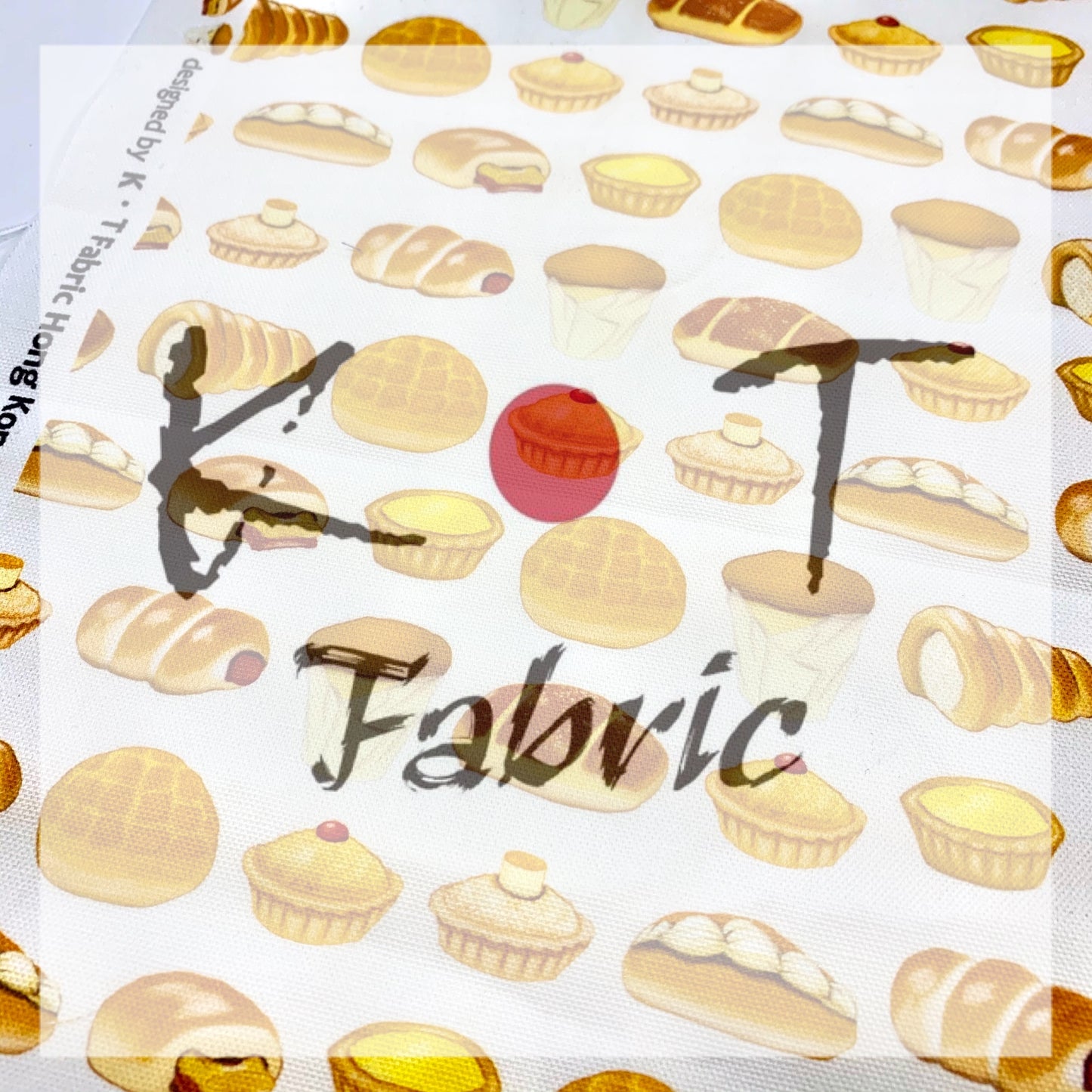 【K‧T FABRIC】港式麵包 Hong Kong style - bread waterproof fabric 防水布
