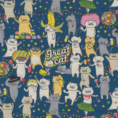 Kobayashi | Party Cat派對貓貓 | cotton linen 棉麻